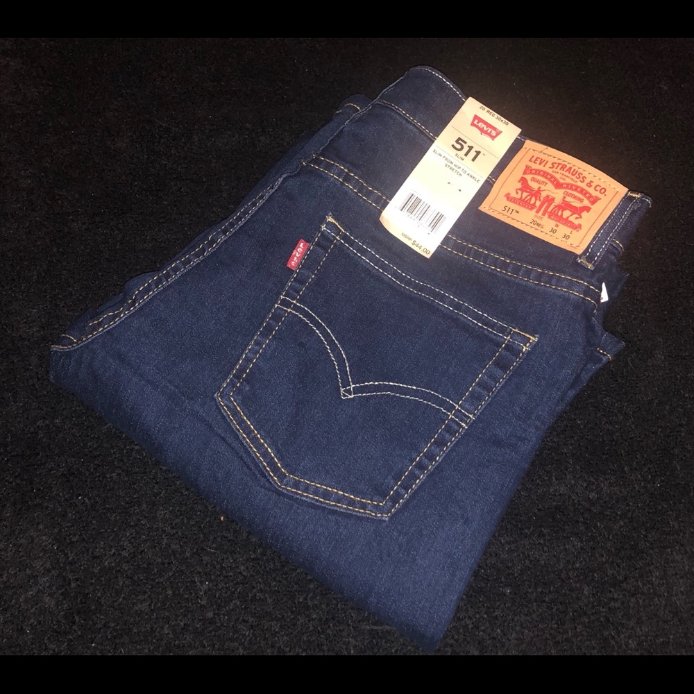 Levi's 511 Slim 20 Reg 30 x 30 Denim Jeans NWT